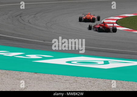 Malaysian Grand Prix: un finale di gara per il circuito di Sepang Foto Stock