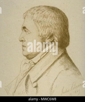 . Inglese: medico tedesco Franz Anton Mesmer (1734-1815). 1849. Jules Porreau 217 Franz Anton Mesmer di Jules Porreau Foto Stock