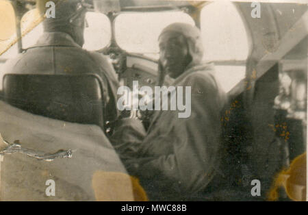 . Français : Max Dévé dans le cockpit du Biarritz. 29 dicembre 2012, 10:47:48. Sconosciuto 152 dans le cockpit du Biarritz Foto Stock