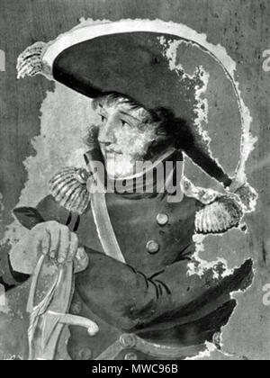 . Français : Pierre Aubry de sgorbie, fils d'Olympe de sgorbie . Il XVIII secolo. Sconosciuto 482 Pierre Aubry de sgorbie Foto Stock