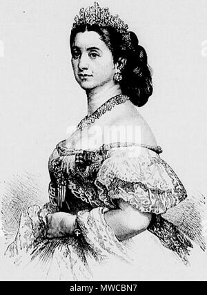 . Français : La princesse Catherine Dadian (Dessin de E. Ronjat, d'après une lithographie communiquèe par Mme Lintz.) . 1904. Dronsart, Marie (18..-1901) 171 Dronsart. La principessa Caterina Dadian. 1904 Foto Stock