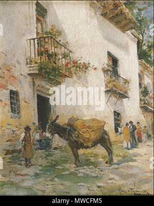 . Català: Museu Deu (El Vendrell). Oli sobre fusta, 25 x 20 cm . prima di 1934. Arcadi Fontdevila Mas 251 Granada (Arcadi Mas Fontdevila) Foto Stock