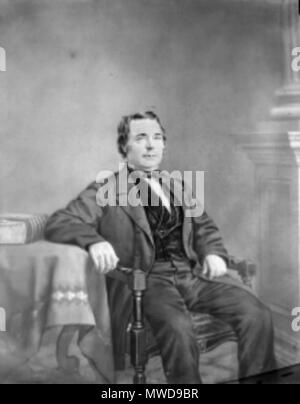 . Inglese: Henry E. Steinway (nato Heinrich Engelhard Steinweg). Ritratto ad olio di un artista sconosciuto. Nel 1860 circa. Sconosciuto. 273 Henry E. Steinway - Ritratto ad olio Foto Stock