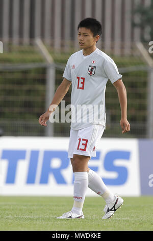 Vitrolles, Francia. 28 Maggio, 2018. Ayase Ueda (JPN), 2018 Torneo di Tolone Group C match tra U-20 Turchia 2-1 U-21 Giappone a Stade Jules Ladoumegue in VITROLLES, Francia, 28 maggio 2018. Credito: AFLO/Alamy Live News Foto Stock