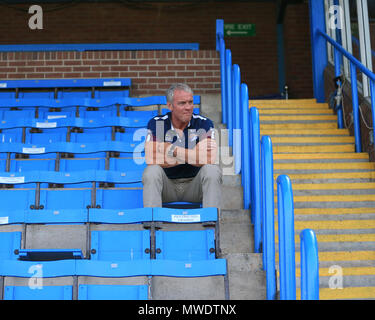 Leeds, Regno Unito. Venerdì 1 giugno 2018 , LD Nutrizione Stadium, Leeds, Inghilterra; Ladbrokes Challenge Cup Quarter-Final, Leeds rinoceronti v Leigh Centurioni; Brian McDermott head coach di Leeds rinoceronti Credito: News immagini /Alamy Live News Foto Stock