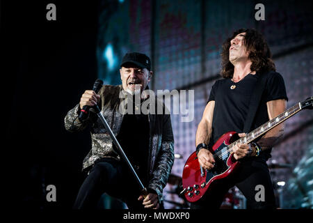 Torino, Italia. Il 1 giugno 2018. Vasco Rossi live allo Stadio Olimpico © Roberto Finizio / Alamy Live News Foto Stock