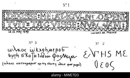 . Français : Histoire du donjon de Loches, par Edmond Gautier Planche 14 . 22 Luglio 2013 21:19:43. Edmond Gautier 280 Histoire-mastio-loches-planche14 Foto Stock