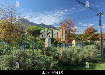 Jonkershoek montagne in Jonkershoek, natura del capo riserva naturale vicino a Stellenbosch, provincia del Capo Occidentale, Sud Africa Foto Stock