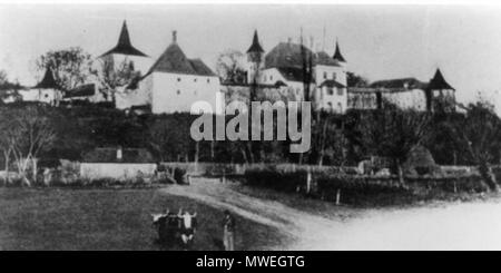 . Inglese: castello Kornis in Manastirea, Contea di Cluj, a 1945 Questa è una foto di un monumento storico in județul Cluj, classificati con il numero Cj-II-a-A-07704 . 1945. Sconosciuto 346 Kornis castello in Manastirea, Contea di Cluj a 1945 Foto Stock