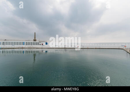 Jubille piscina Lido esterno piscina a Penzance in Cornovaglia Foto Stock