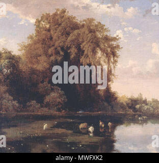 326 José María Velasco - Vuelta al río (detalle) Foto Stock