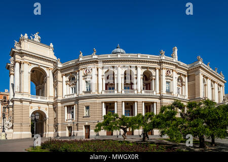 La Nazionale di Odessa Teatro Accademico di Opera e Balletto, Odessa, Ucraina. Foto Stock