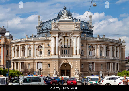 La Nazionale di Odessa Teatro Accademico di Opera e Balletto, Odessa, Ucraina. Foto Stock