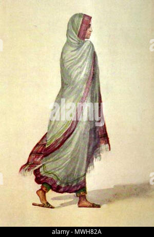 . Inglese: "Un Rajput lady da Kutch,' un acquerello di Rao Bahadur M. V. Dhurandhar, 1928; più acquerelli dal set: *'una donna lavoratrice a Ajmere'* *"ABengali lady'* *'A Bhatia lady'* *'A Bhil girl'* *'A Bombay lady'* *'A Borah lady, Surat'* *"Nato accanto al fiume sacro'* *'A Brahman lady'* *"Da Burmah'* *"Cambay tipo "* *"un ballerino in Mirzapur'* *"un ballerino di Tanjore'* *'una vedova del Deccan'* *'A dyer girl, Ahmedabad'* *'A fisherwoman, Sind'* *'A fishwife di Bombay'* *'A denizen del Western Ghaut Foto Stock