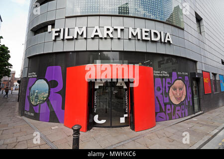 Fatto media Arts Centre in Wood Street Liverpool Regno Unito. Offrire un esclusivo programma di mostre, film e partecipante-led progetti d'arte. Foto Stock