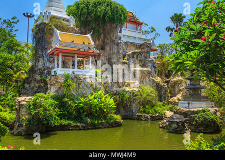 Tempio di Wat Prayoon (Turtle tempio a Bangkok, Thailandia. Foto Stock