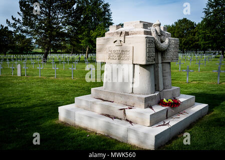 Il tedesco Prima Guerra Mondiale cimitero Neuville St Vaast, nei pressi di Arras Francia Foto Stock