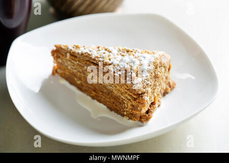 Tres sanguisughe torta. Tre torta di latte Foto Stock