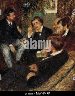 . Inglese: a Renoir's Home, rue St-Georges . 1876 517 Renoir a Renoir's Home, rue St-Georges Foto Stock