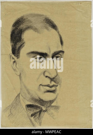 . Inglese: Robert Delaunay, Ritratto di Iliazd (1922, Museo di Arte Moderna) . 1922. Robert Delaunay (1885-1941) nomi alternativi Robert Delaunay II; Robert II Delaunay; Robert Delaunay (1885-1941); Robert Victor Félix Delaunay; Delaunay Descrizione pittore francese e artista Data di nascita e morte 12 Aprile 1885 25 ottobre 1941 Luogo di nascita e morte Parigi Montpellier competente controllo : Q33978 VIAF: 68979341 ISNI: 0000 0001 0912 1333 ULAN: 500023463 LCCN: N50039043 NLA: 35034683 WorldCat 524 Robert Delaunay - Ritratto di Iliazd - 1922 - Museo di Arte Moderna Foto Stock