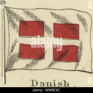 . Inglese: segnali per i piloti. Il danese. Johnson nuovo grafico di emblemi nazionali, 1868.jpg Johnson nuovo grafico di emblemi nazionali. La stampa mostra le bandiere dei vari paesi, quelle percorse da navi e il 'Signals per piloti." nell'angolo in alto a sinistra è il 'degli Stati Uniti 37-stella bandiera, nell'angolo in alto a destra è il "Royal Standard del Regno Unito Gran Bretagna & Irlanda'; nell'angolo in basso a sinistra è il "russo" Standard e nell'angolo in basso a destra è il 'Standard francese." Il flag su questo foglio differiscono leggermente da quelli su di un altro foglio numerato 4 [top left] e 5 [alto a destra]. Foto Stock
