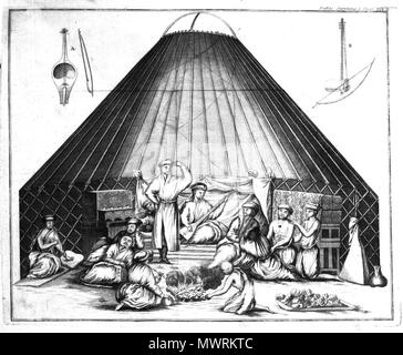 540 Sammlungen historischer Nachrichten über die mongolischen Völkerschaften - Partito mongolo Foto Stock