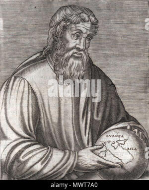 . Inglese: geografo Strabone. Español: Estrabón, geógrafo e historiador griego. . Utente:Brian Boru 578 Strabone Foto Stock