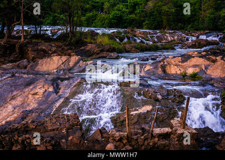 Don Pha Pheng cascata, Laos Foto Stock