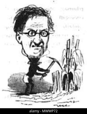 . Français : Caricatura de F.-A. Isambert, par Cham. 1850. Cham (Amédée de Noé) 301 Isambert par Cham Foto Stock