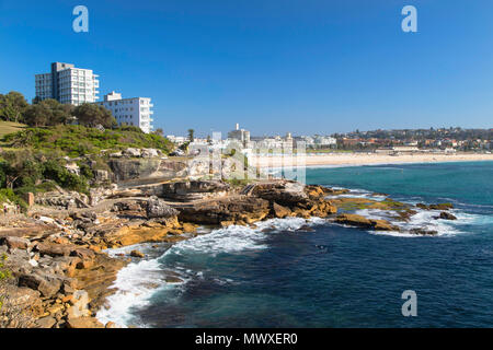 La spiaggia di Bondi, Sydney, Nuovo Galles del Sud, Australia Pacific Foto Stock