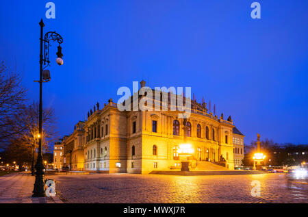 La sala concerti Rudolfinum e galleria d'arte, Praga, Repubblica Ceca, Europa Foto Stock