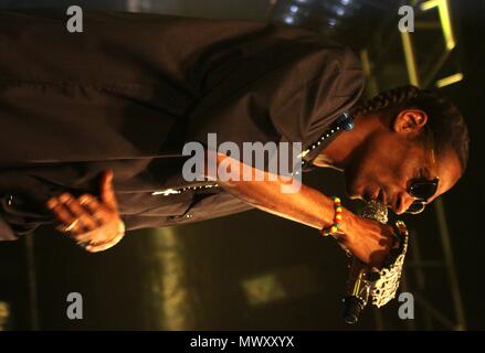 Liverpool, Regno Unito, American star del rap Snoop Dogg esegue a Liverpool 02 Credito Acadamy Ian Fairbrother/Alamy Stock Foto Foto Stock