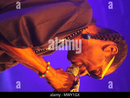 Liverpool, Regno Unito, American star del rap Snoop Dogg esegue a Liverpool 02 Credito Acadamy Ian Fairbrother/Alamy Stock Foto Foto Stock