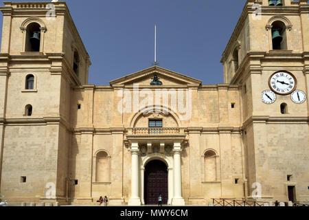 La Co-Cattedrale di San Giovanni la Chiesa, Valletta, Malta Foto Stock