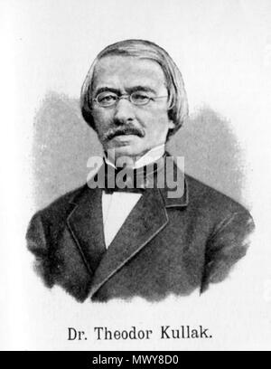 . Inglese: Tedesco pianista e compositore e insegnante Theodor Kullak (1818 - 1882). prima di 1893. Sconosciuto 603 Theodor Kullak Foto Stock