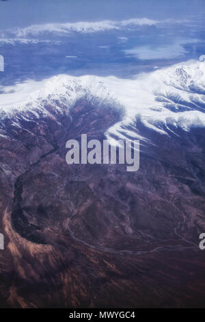 Neve Montagne in Hindustan, Afghanistan Foto Stock