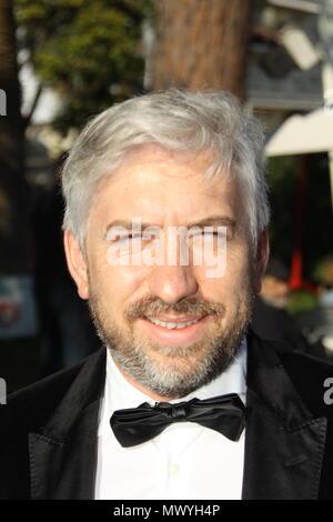 CANNES, Francia - 19 Maggio 2018: Vadim Blaustein e modello brasiliano Jessica Samea assistere alla cerimonia di chiusura del Festival di Cannes 2018. Foto Stock