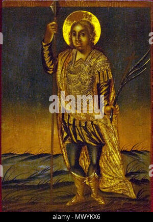 . Magyar: Szent György nagyvértanú inglese: Saint George grande martire . circa 1770 537 Saint George grande martire Foto Stock