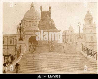 Kolkata, West Bengal, India - anni settanta il patrimonio di Kolkata, Victoria Memorial in Kolkata, in precedenza chiamato Calcutta nel Bengala Occidentale, India Foto Stock