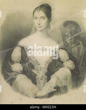 . Inglese: Malibran data unk in Cecilia Bartoli, 'Maria' 2007 . 13 agosto 2014, 12:29:16. Lastre Litografiche da Vassali, nd 390 Malibran da Vassalli Foto Stock