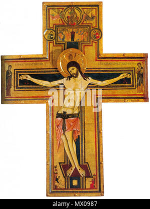 . Inglese: Michele di Baldovino, Croce dipinta, Pisa, chiesa di San Pietro in Vinculis . Il 10 febbraio 2016, 22:05:01. 415 anonimi Michele di Baldovino, Croce dipinta, Pisa, chiesa di San Pietro in Vinculis Foto Stock