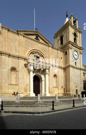 La Co-Cattedrale di San Giovanni la Chiesa, Valletta, Malta Foto Stock