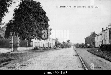 . Français : Landrecies - le Sambreton - La verrerie . 9 luglio 2015, 23:52:36. inconnu époque Cassini, 1900 et 1937 358 Landrecies - le Sambreton - La verrerie Foto Stock