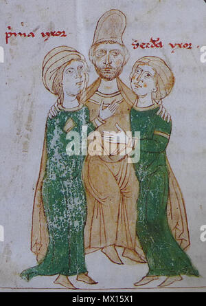 . Čeština: Matteo di Ajello . 9 dicembre 2015, 14:02:28. Petrus de Ebulo 31 Ajello-bigamista Foto Stock