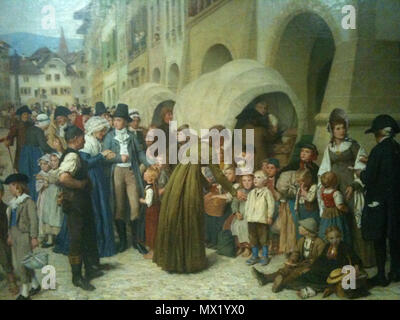 . Français : Albert Anker , Pestalozzi et les orphelins (1902) . 1902 pittura, fotografia 2012-09-17 15:25:53. Albrecht Samuel Anker (Aprile 1, 1831 - Luglio 16, 1910), photo Gind2005 32 Albert Anker 1902 Foto Stock