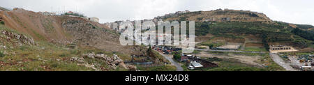 Majdal Shams sul monte Hermon nel Golan in Israele Foto Stock