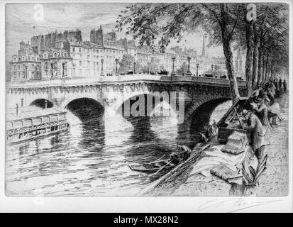 . Français : Parigi, Le Pont Neuf - gravure de Charles Pinet (19,5 x 28 cm) . 17 Novembre 2013 18:09:40. Charles Pinet (1867-1932) nomi alternativi Charles F. Pinet Descrizione pittore francese Data di nascita e morte 22 Gennaio 1867 10 agosto 1932 Luogo di nascita e morte di Parigi, Francia Parigi, Francia sede di lavoro Paesi Bassi (1900 - 1925); Haarlem (1900 - 1925) Autorità di controllo : Q2960017 VIAF: 220256210 SUDOC: RKD 111639557: 468 95906 Paris - Le Pont Neuf Foto Stock