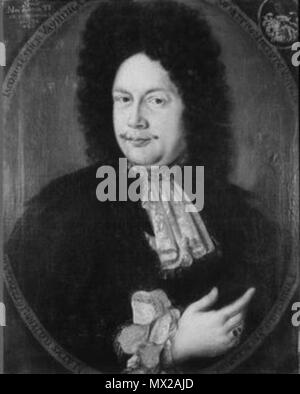 . Deutsch: Ölgemälde in der Tübinger Professorengalerie . 5 marzo 2014, 20:15:49. Unbekannte Maler 305 Giacobbe Essich (1657-1705) Foto Stock