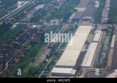 Bangkok, Thailandia - Apr 20, 2018. Vista aerea di Bangkok, Tailandia. Bangkok è la capitale e la città più popolosa del Regno di Thailandia. Foto Stock
