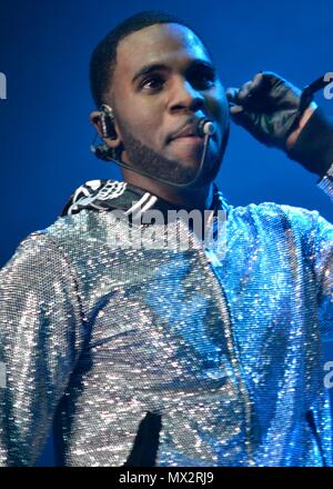 Liverpool ,Uk, Jason Derulo esegue a Liverpool Echo Arena per Radio City Live credit Ian Fairbrother/Alamy Stock Foto Foto Stock